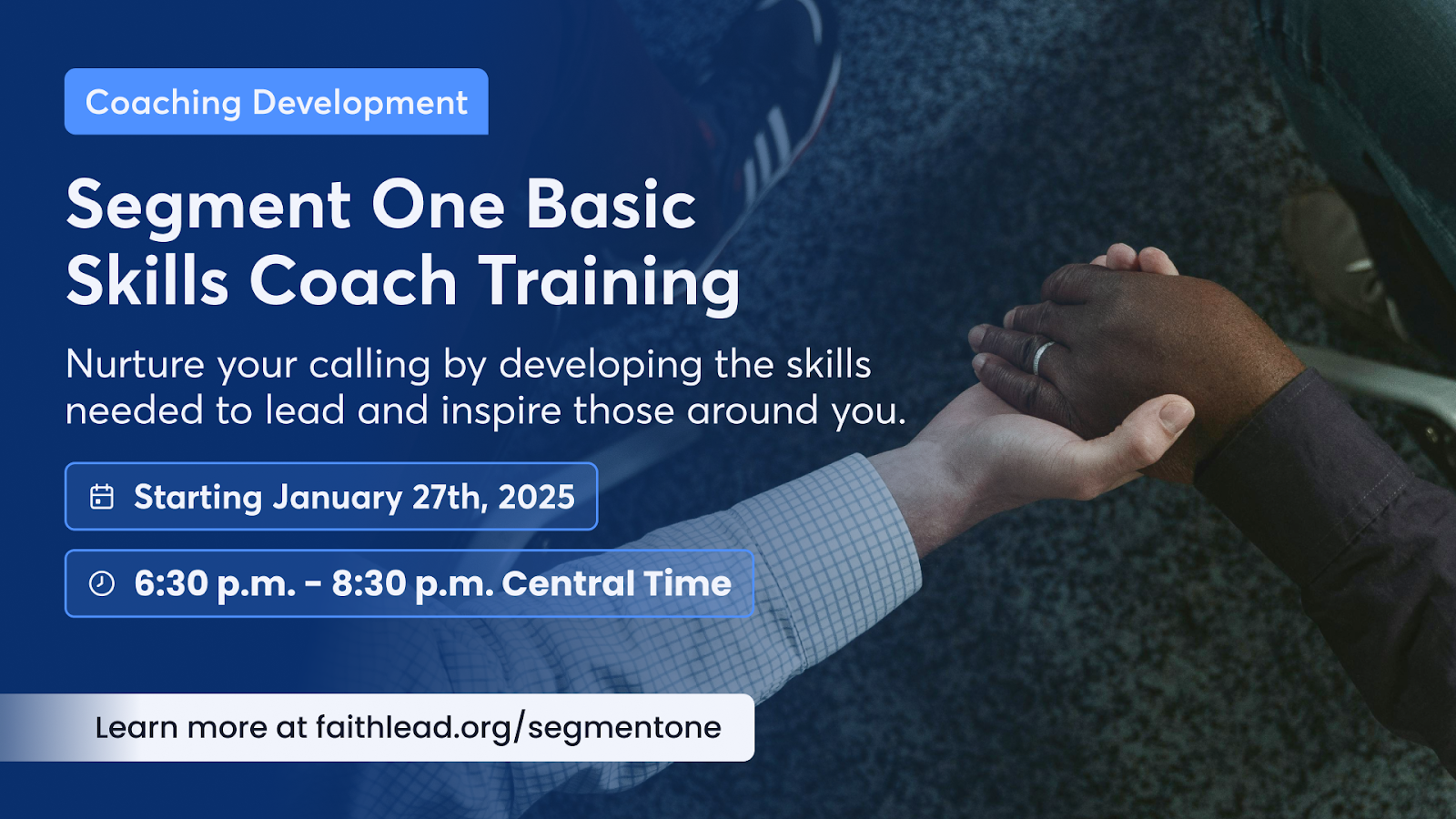 Thumbnail for an upcoming offer of Segment One Coach Training starting in January 2025